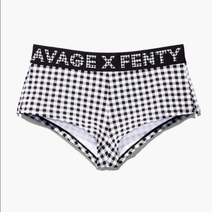 SAVAGE X FENTY | black & white sleep shorts